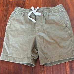Brooks Brothers Shorts Mens XS Elastic Waist Pull On Olive Green Everyday